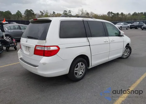 2007 Honda Odyssey Ex-L from USA, damaged, VIN 5FNRL38747B406036